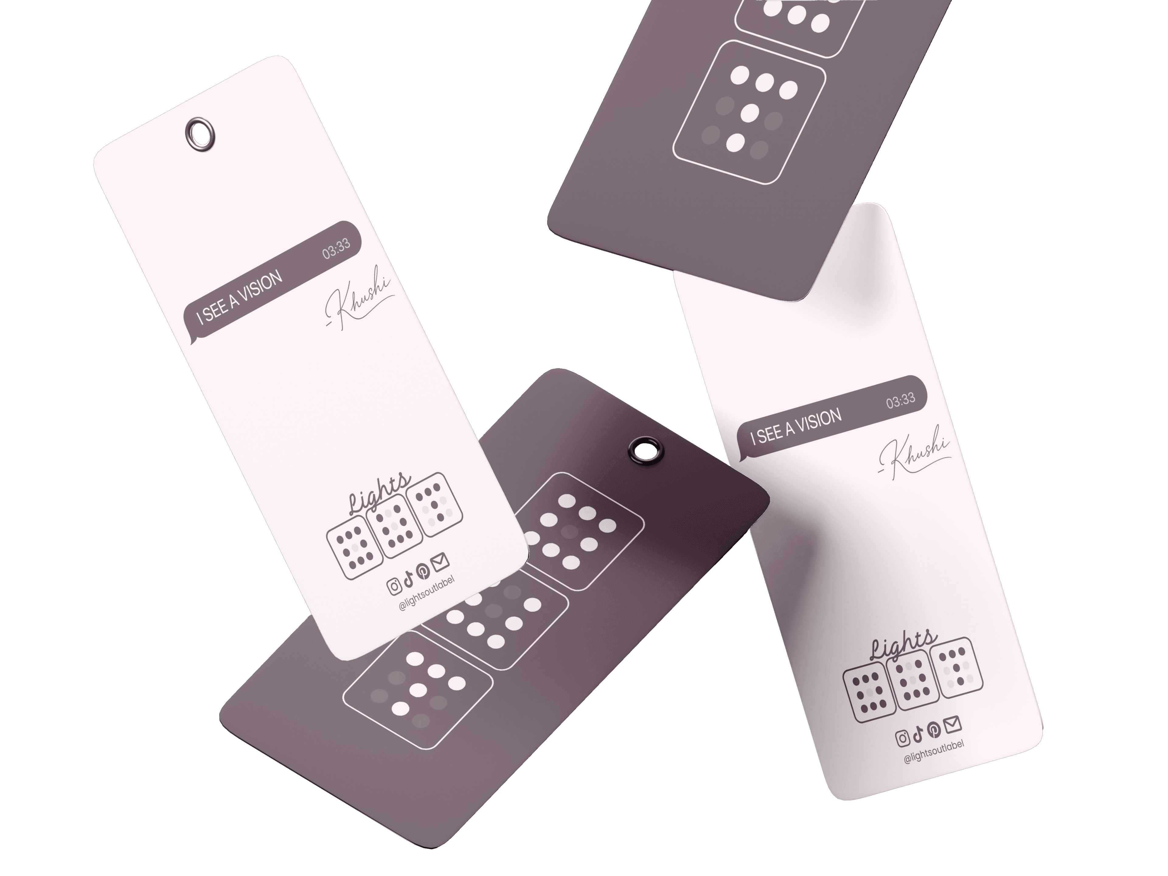 Lights Out Label Tags